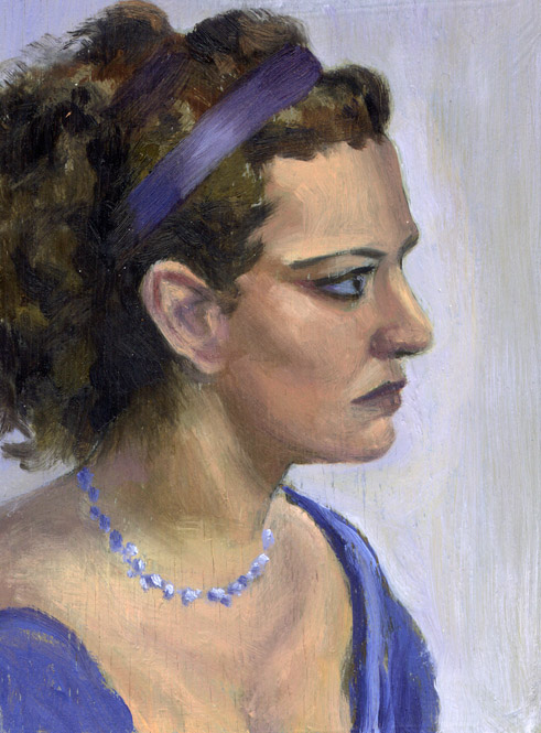 Two-hour oil portrait